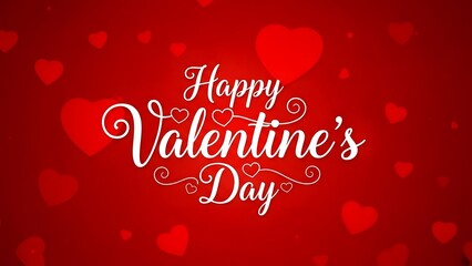 Happy valentine's day greeting card