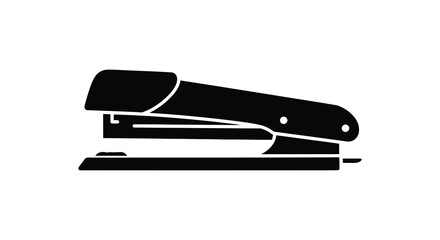 A striking black and white image showcasing a common office supply in silhouette