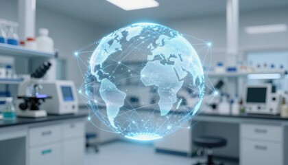 Virtual reality in healthcare enhancing professional training in a medical lab environment with innovative technology and concepts