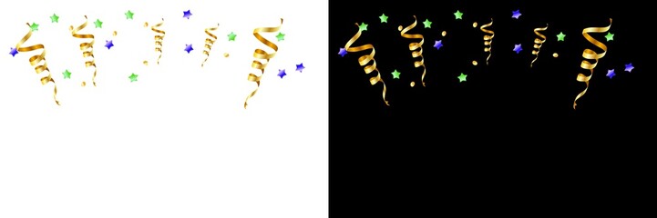 Party confetti colorful background