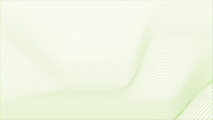 Eco Abstract Wavy Green Background