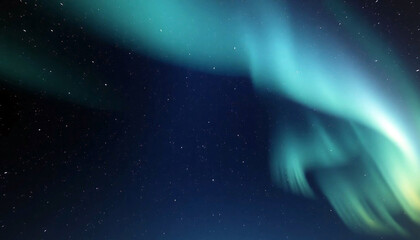 Aurora Borealis. Night sky glow in northern latitudes.