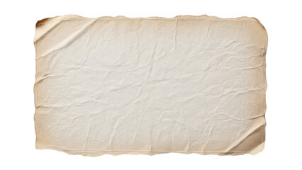 Obraz premium Vintage paper texture isolated on transparent background