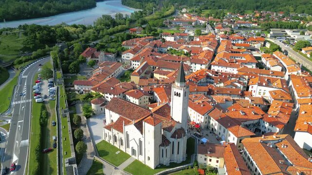 The ancient fortress city of Venzone, Friuli