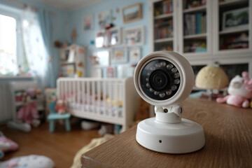 A portable CCTV camera is installed in the children's room