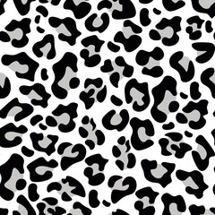 Fototapeta premium vector design, leopard animal skin seamless pattern, repeating texture textile print 