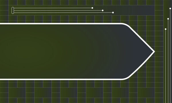 Futuristic Data Grid Banner with Directional Arrow Design