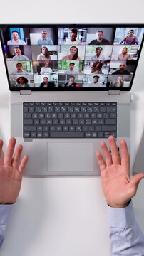 Online Video Conference Business Meeting Call
