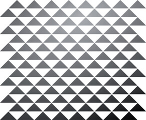 Design of metal triangles art background