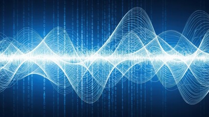 Electronic sound waves in digital matrix