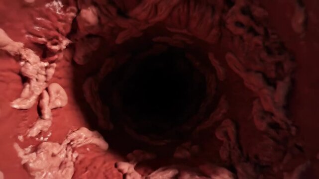 Abstract organic form with ruffled texture and deep shadow art