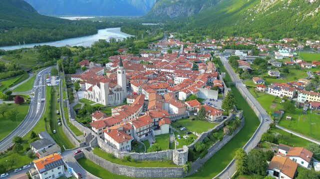 The ancient fortress city of Venzone, Friuli