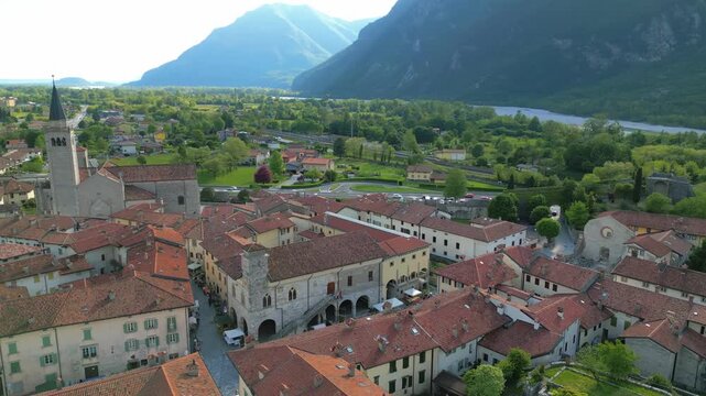 The ancient fortress city of Venzone, Friuli
