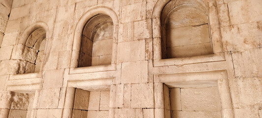 Ishak Pasha Palace, Dogubeyazit. Architectural details, close-up, interiors.