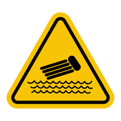 No Inflatables Symbol Sign, Vector Illustration, Isolate On White Background Label