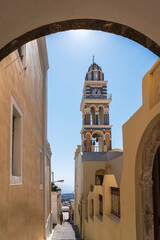 St John The Baptist Cathedral in Fira, Santorini, Greece