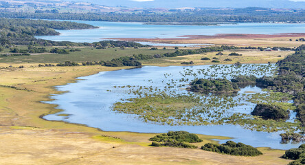 Views from Archers Knob in Naranwntapu, Tasmania