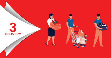 Third Step Delivery of Purchased Goods