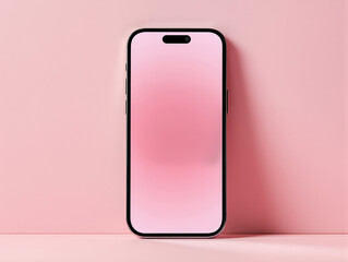 &ldquo;Modern Valentine&rsquo;s Day concept showing a smartphone,  soft pink background,  copy space, realistic lighting.&rdquo;