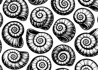 snail shells texture vector background Vector texture pattern © Roman