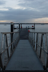 Fototapeta premium The ferry landing at Burnham-on-Crouch in Essex, UK
