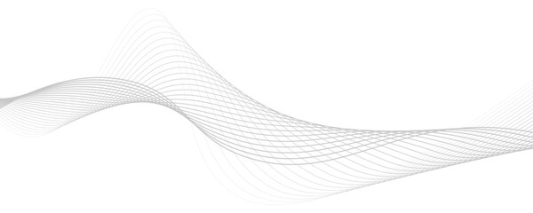 White Curve Line Abstract Background with minimalist concept