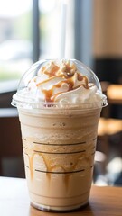 Caramelfrappewithwhippedcream