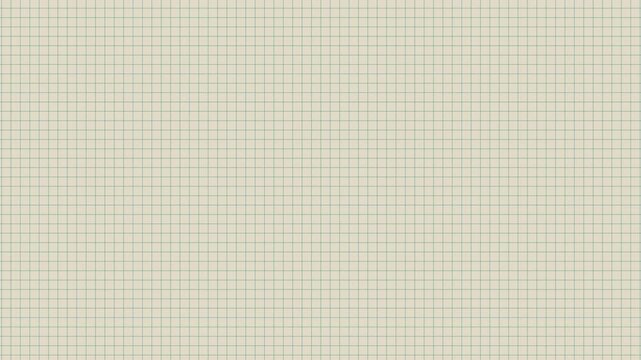 mathematical blue square grid graph on white drawing paper moving in a left continuous direction maths school stationery themed textured background or wallpaper backdrop animated motion animation 4K