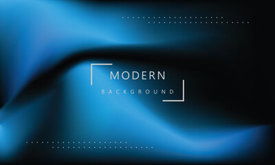 Dynamic colorful geometric gradient blue color mesh background vector