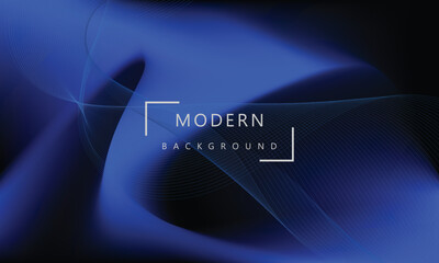 Dynamic colorful gradient blue color mesh background vector