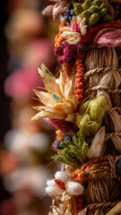 Handmade Palm Decoration &mdash; Traditional Palm Sunday Craft Detail