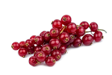 the fresh natural red currant fruits
