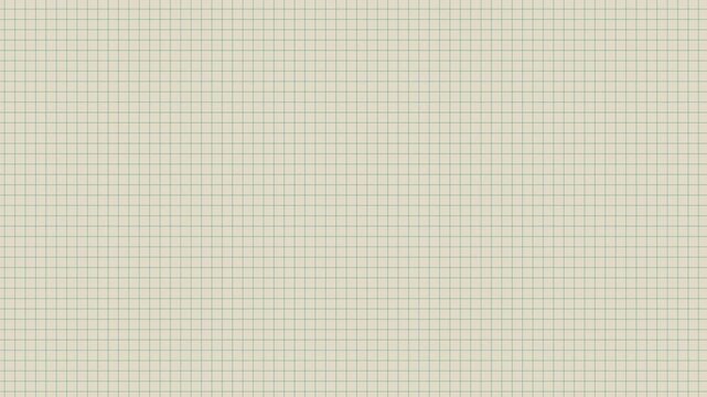 mathematical blue square grid graph on white drawing paper moving in a right continuous direction maths school stationery themed textured background or wallpaper backdrop animated motion animation 4K
