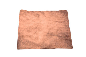 Water - absorbent cloth to washing vehicles. On isolated transparent background.