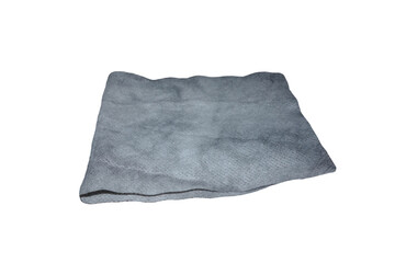 Cloth for mechanic - car, motorcycle. On isolated transparent background.