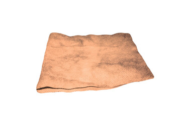 Water - absorbent cloth to washing vehicles. On isolated transparent background.