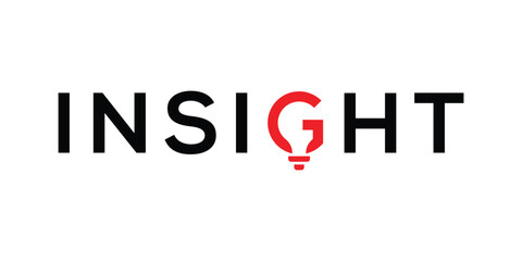 innovate logo design vector, typography text light bulb graphic icon vector concept