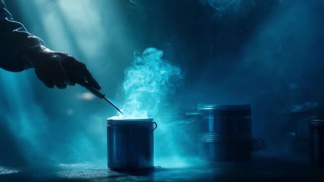 Medium shot of a technician applying targeted heat to a metal weld relieving stress and enhancing structural integrity in an industrial setting.