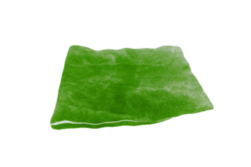 Cloth to erase paints. On isolated transparent background.