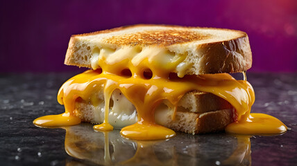 homemade cheese sandwich