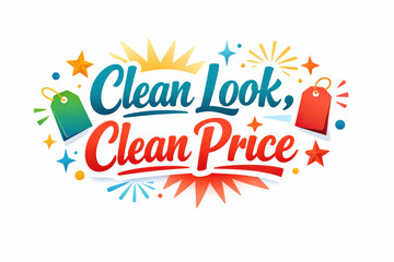 Modern Holiday Banner. Clean modern holiday banner illustration, colorful yet minimalist retail banner reinforcing smart buying