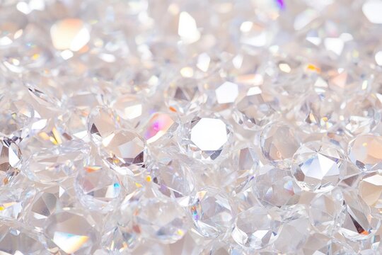 High-end rhinestone background featuring glossy reflective crystals and modern glamour aesthetics, perfect for beauty, fashion design, luxury packaging, and creative digital use.