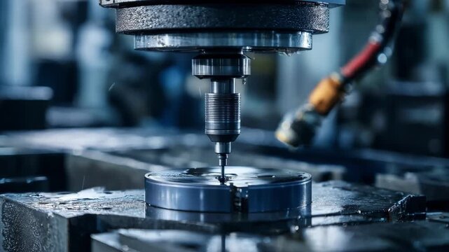 Ultrasonic quality check performed on metal casting to identify hidden flaws and verify material consistency for durability assurance.