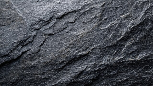 Dark grey slate stone texture background