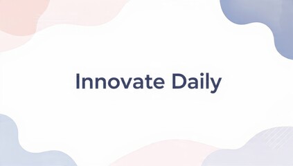 Innovate Daily branding on white background
