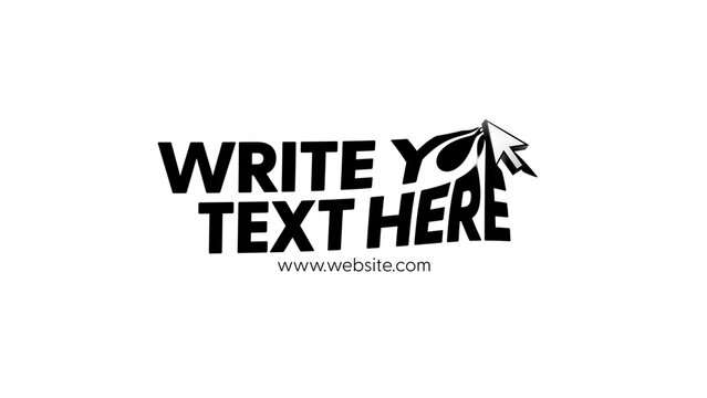 Kinetic Title Motion Shape Cursor Light