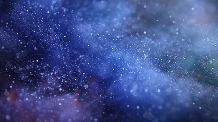 Cosmic Dust and Starry Sky Abstract