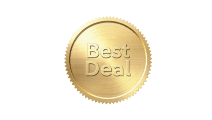 Golden Best Deal Badge