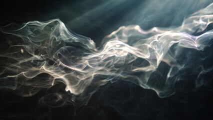 Mystical smoke or vapor abstract background