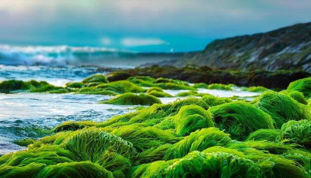 Green Seaweed Ulva Compressa